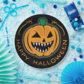 Evil Pumpkin Papieren Bordje (Feest)