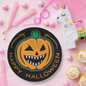 Evil Pumpkin Papieren Bordje (Feest)