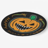Evil Pumpkin Papieren Bordje (Gekanteld)