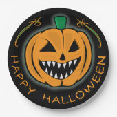 Evil Pumpkin Papieren Bordje (Voorkant)