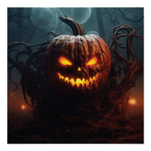 Evil Pumpkin Perfect Poster (Voorkant)