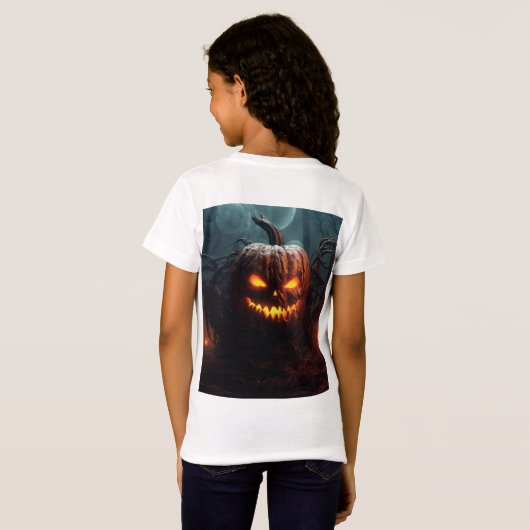 Evil Pumpkin T-shirt (Achterkant volledig)