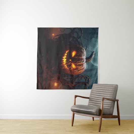 Evil Pumpkin Wandkleed (In Situ (horizontaal))
