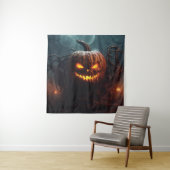 Evil Pumpkin Wandkleed (In situ)