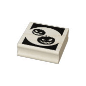 Evil pumpkins silhouette (kunstzegel) rubberstempel (Stempel)