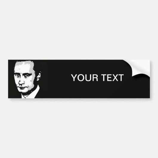 EVIL PUTIN BUMPERSTICKER (Voorkant)