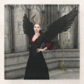 Evil Queen Glazen Onderzetter (Voorkant)