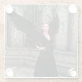 Evil Queen Glazen Onderzetter (Achterkant)