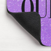 EVIL QUEEN Paarse Glitter Glam Crown Muismat (Hoek)