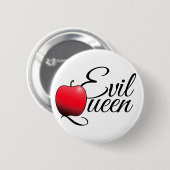 Evil Queen Red Apple Ronde Button 5,7 Cm (Voorkant /achterkant)