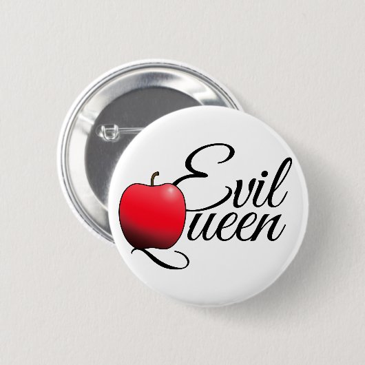 Evil Queen Red Apple Ronde Button 5,7 Cm (Voorkant /achterkant)