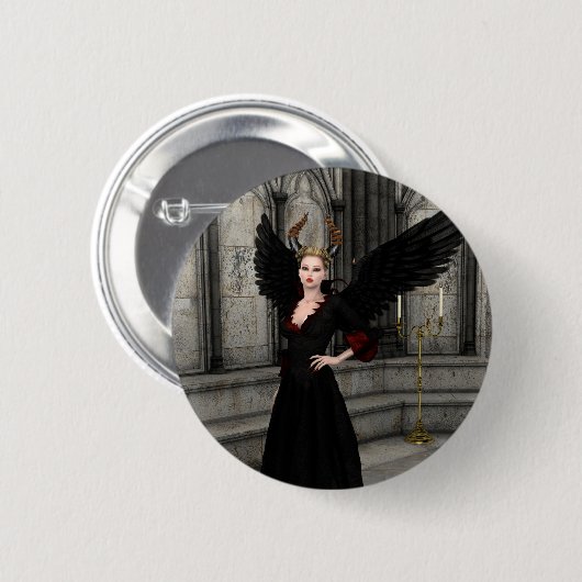 Evil Queen Ronde Button 5,7 Cm (Voorkant /achterkant)