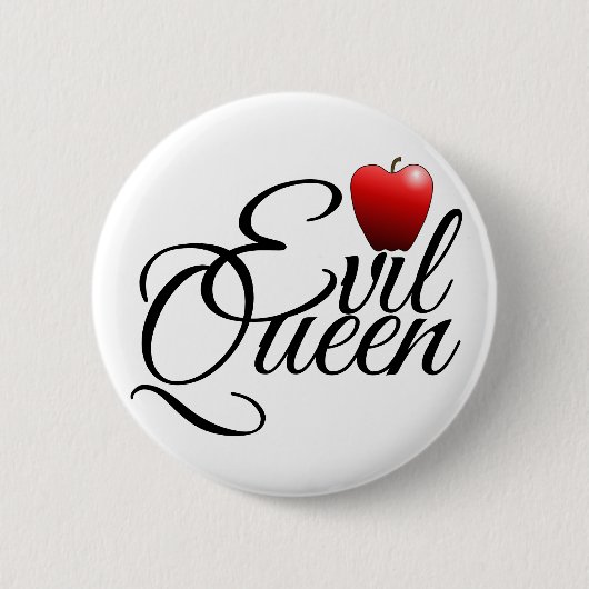 Evil Queen Small Apple Button (Voorkant)