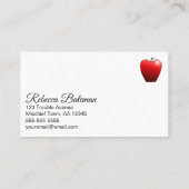 Evil Queen Small Apple Funny Visitekaartje (Achterkant)