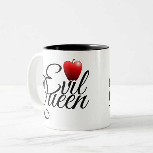 Evil Queen Small Apple Tweekleurige Koffiemok (Voorkant links)