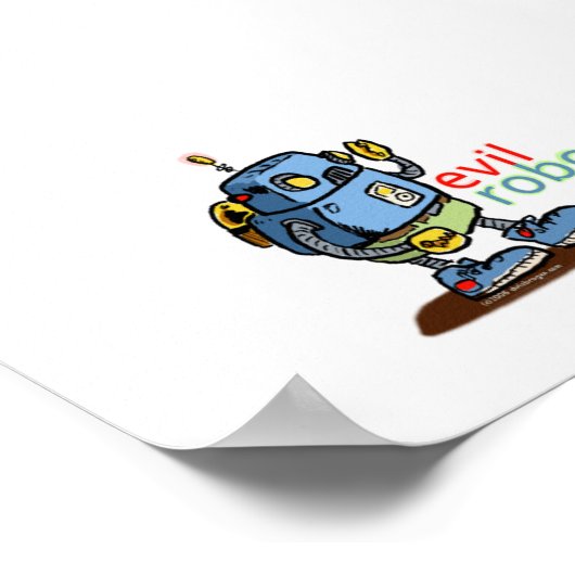 Evil Robot Poster (Hoek)
