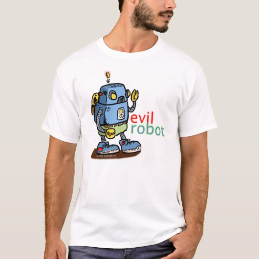 Evil Robot T-shirt (Voorkant)