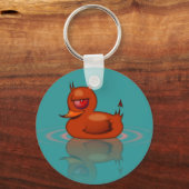 Evil Rubber Duck Sleutelhanger (Voorkant)