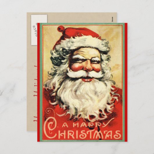 Evil Santa Claus Briefkaart (Voorkant / Achterkant)