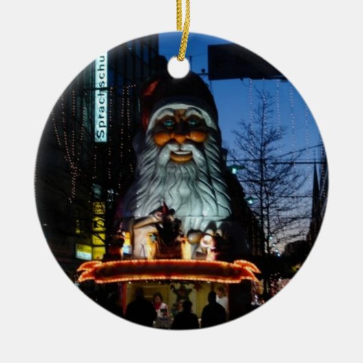 Evil Santa - Hamburg Duitsland Keramisch Ornament (Voorkant)