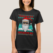 Evil Santa Where's My Favorite Ho Funny Ugly Chris T-shirt (Voorkant)