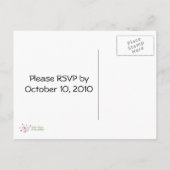 Evil Scary Black Cat Halloween Party Uitnodiging (Achterkant)