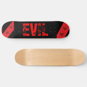 Evil Skateboard Deck (Horizontaal)