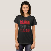 Evil Skull Blood For T-shirt (Voorkant volledig)