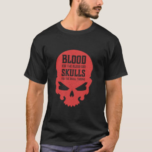 Evil Skull Blood For T-shirt