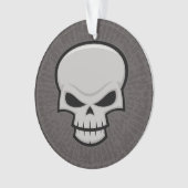 Evil Skull Design Ornament (voorkant)