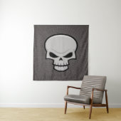 Evil Skull Design Wandkleed (In situ)
