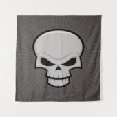 Evil Skull Design Wandkleed (Voorkant)
