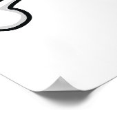 EVIL Skull en Crossbones Poster (Hoek)