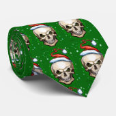 Evil Skull-kerst Stropdas (Opgerold)
