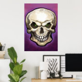 Evil Skull Poster (Thuiskantoor)