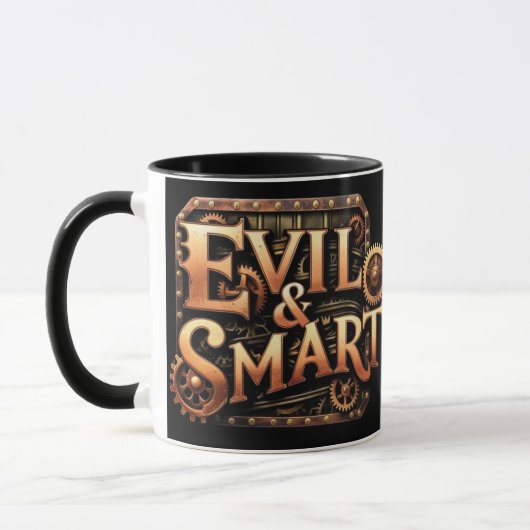 Evil&Smart Logo Schwarz Mok (Links)