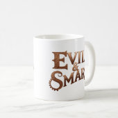 Evil&Smart, nur Schrift, text only Koffiemok (Voorkant rechts)