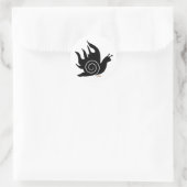 Evil Snail Ronde Sticker (Tas)