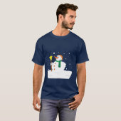 Evil Snowman T-shirt (Voorkant volledig)