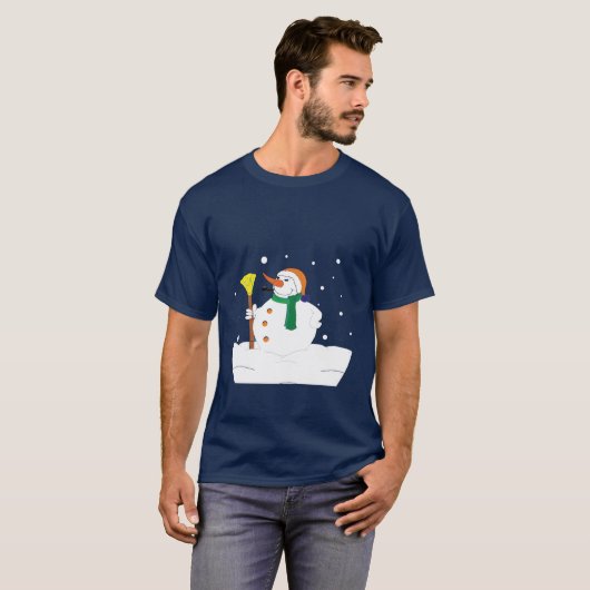Evil Snowman T-shirt (Voorkant volledig)