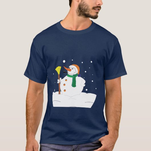 Evil Snowman T-shirt (Voorkant)