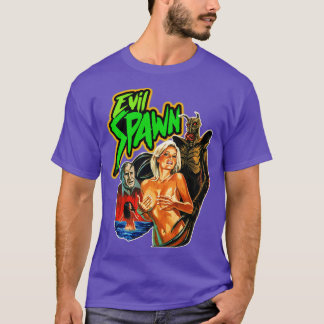 Evil Spawn Cult Classic Horror Fan Art T-shirt