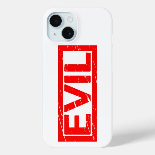 Evil Stamp Case-Mate iPhone Case (Achterkant)