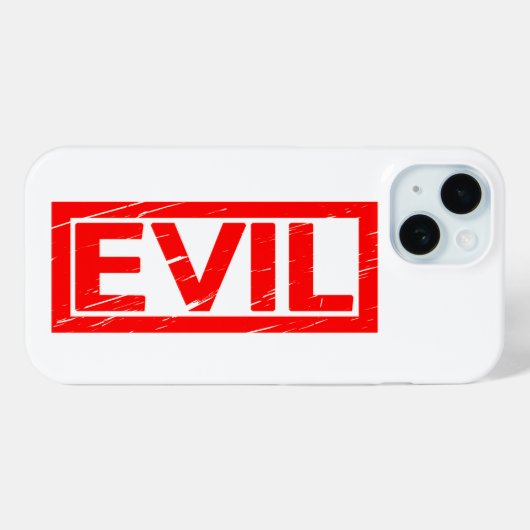 Evil Stamp Case-Mate iPhone Case (Achterkant (horizontaal))