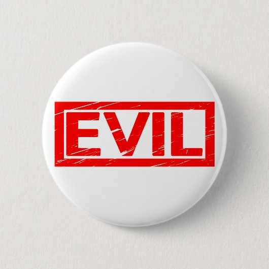 Evil Stamp Ronde Button 5,7 Cm (Voorkant)