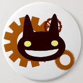 Evil Steampunk Ronde Button 6,0 Cm (Voorkant)