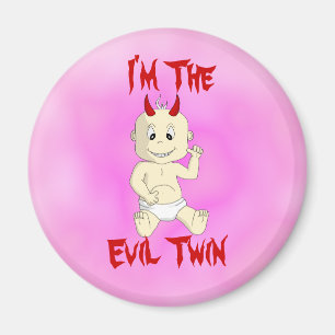 Evil Twin Magnet (roze)