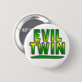 Evil Twin Ronde Button 5,7 Cm (Voorkant /achterkant)