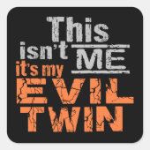 Evil Twin stickers (Voorkant)