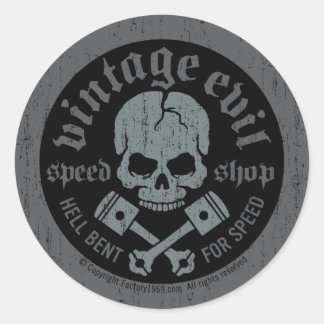  Evil VE014 Classic Ronde Sticker